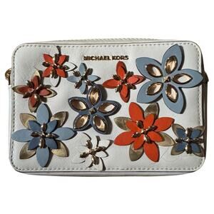 Michael Kors floral crossbody bag.